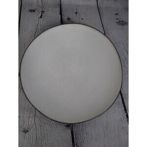 Gourmet Basics by Mikasa Crisa White Dinner Plate lot of 2